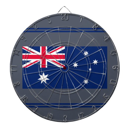 Australische vlag dartbord (Voorkant)