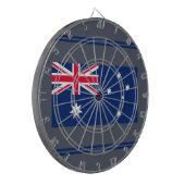 Australische vlag dartbord (Voorkant Links)