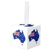 Australische vlag decoratie (Voorkant hoekig)