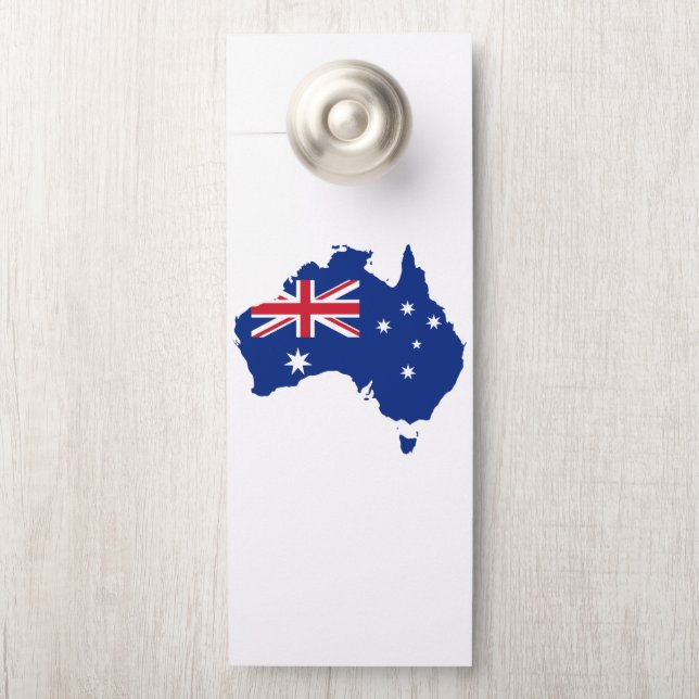 Australische vlag deurhanger (Op knop)