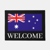 Australische vlag deurmat voor thuis of zaken (Voorkant)