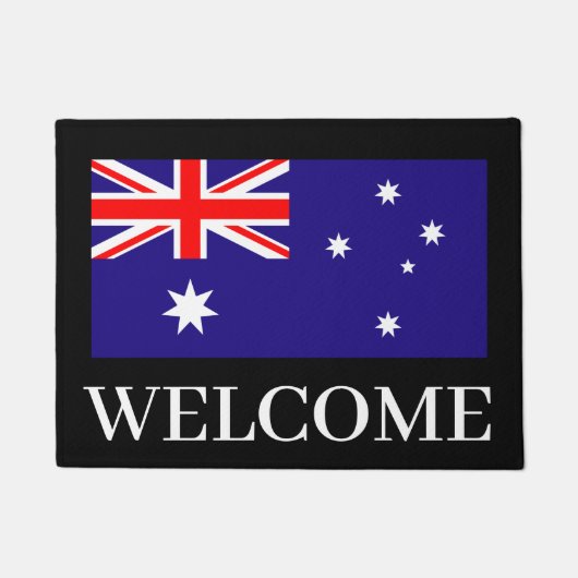 Australische vlag deurmat voor thuis of zaken (Voorkant)