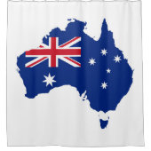 Australische vlag douchegordijn (Voorkant)
