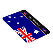 Australische vlag en Australië reizen, vakantie/sp Magneet (Rechterzijde)