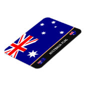 Australische vlag en Australië reizen, vakantie/sp Magneet (Linkerzijde)