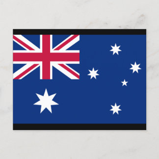 Australische vlag en betekenis briefkaart