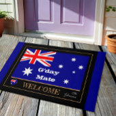 Australische vlag en G-day Mate mats, sport /Welco Deurmat