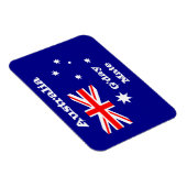 Australische vlag en G-day Mate, vakantie- en spor Magneet (Rechterzijde)