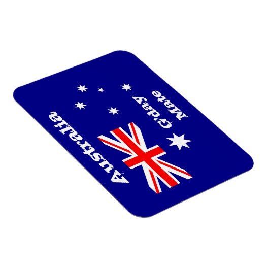 Australische vlag en G-day Mate, vakantie- en spor Magneet (Rechterzijde)