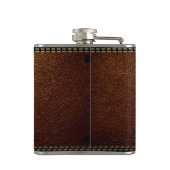 Australische vlag en kaart #2 heupfles (Achterkant)