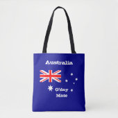 Australische vlag en mode van de Gday Mate / Austr Tote Bag (Voorkant)