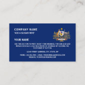 Australische Vlag en Wapen, Australië Visitekaartje (Achterkant)