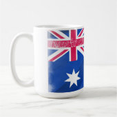 Australische vlag Fadeout Koffiemok (Links)