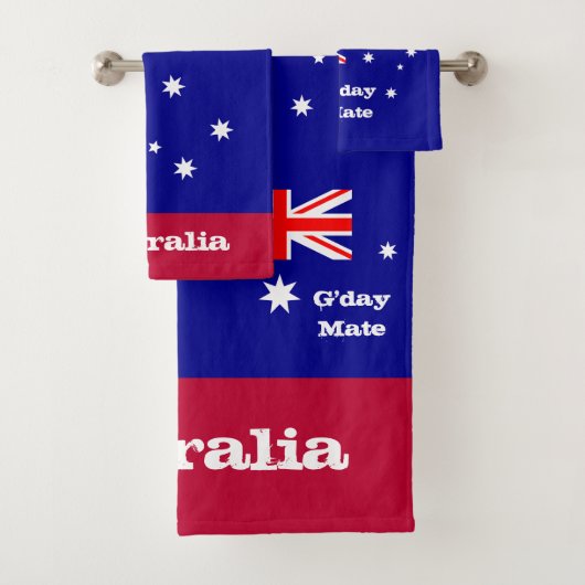 Australische vlag & feestdag van de G.S. Bad Handdoek (Insitu)