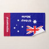Australische vlag & feestdag van de G.S. Bad Handdoek (Handdoek)