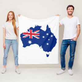 Australische vlag fleece deken