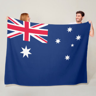 Australische vlag fleece deken