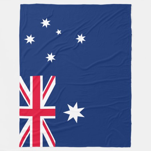 Australische vlag fleece deken (Voorkant)