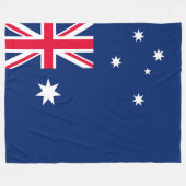 Australische vlag fleece deken (Voorkant (Horizontaal))