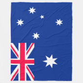Australische vlag fleece deken (Voorkant)