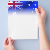 Australische vlag flyer (Hand)