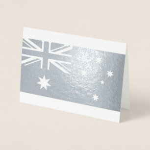 Australische vlag folie kaarten