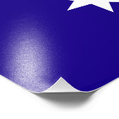 Australische vlag foto afdruk (Hoek)