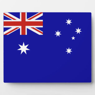 Australische vlag fotoplaat