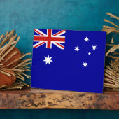 Australische vlag fotoplaat (Zijkant)