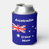 Australische vlag & G-day Mate cooler / Australië (Blikje Voorkant)