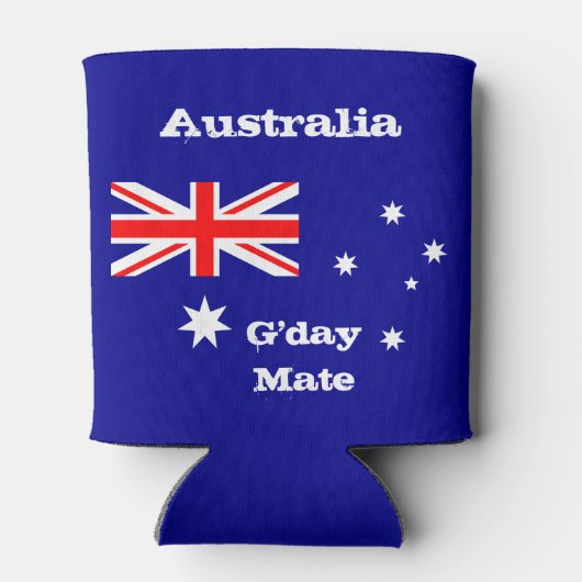 Australische vlag & G-day Mate cooler / Australië (Achterkant)
