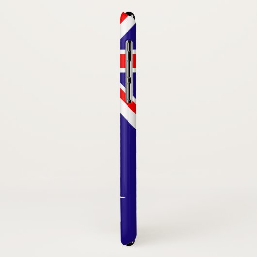Australische vlag gepersonaliseerd in Australië Case-Mate iPhone Case (Achterkant/links)