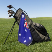 Australische vlag Golf Towel Golfhanddoek (Groen)