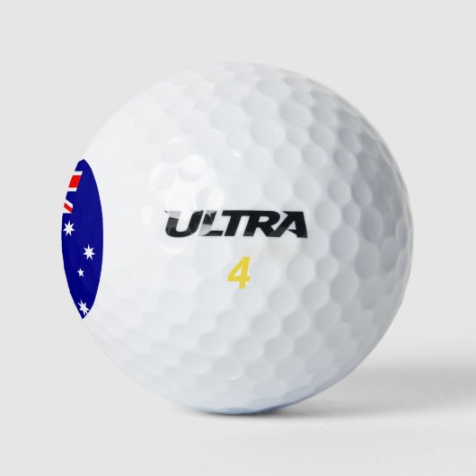 Australische vlag golfballen (Logo)