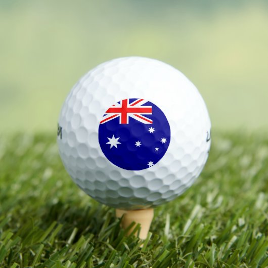 Australische vlag golfballen (Insitu Shirt)