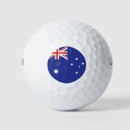Australische vlag golfballen