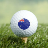 Australische vlag golfballen (Insitu Shirt)
