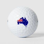 Australische vlag golfballen (Voorkant)