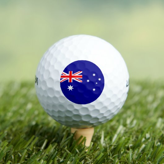 Australische vlag golfballen (Insitu Shirt)
