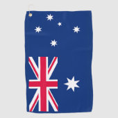 Australische vlag golfhanddoek (Voorkant)