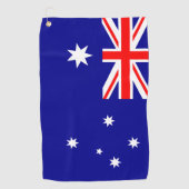 Australische vlag golfhanddoek (Voorkant)