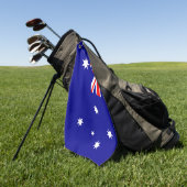 Australische vlag golfhanddoek (Groen)