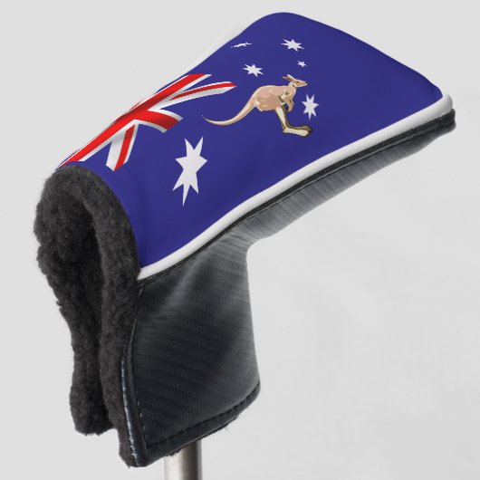 Australische vlag golfheadcover (3/4 voorkant)
