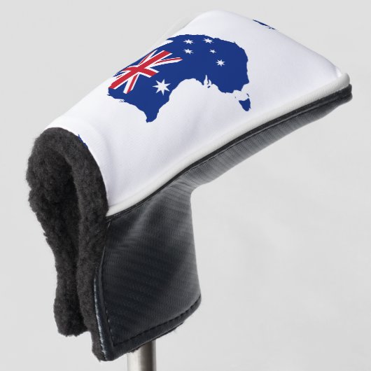 Australische vlag golfheadcover (3/4 voorkant)