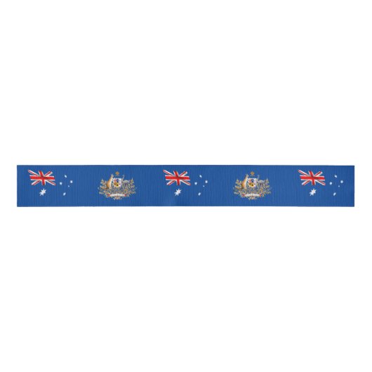 Australische vlag grosgrain lint (Voorkant)