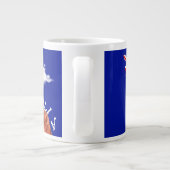 Australische vlag grote koffiekop (Achterkant)