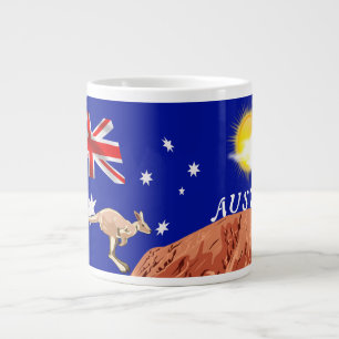 Australische vlag grote koffiekop