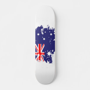 Australische vlag Grunge Persoonlijk Skateboard