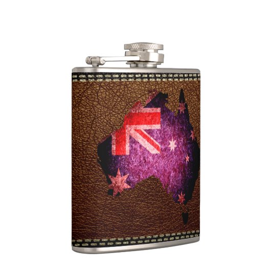 Australische vlag heupfles (Rechts)