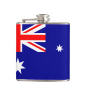 Australische vlag heupfles (Voorkant)